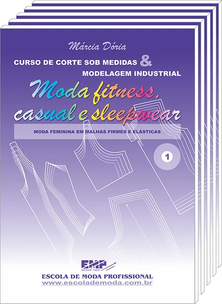 curso modelagem moda fitness casual e sleepwear