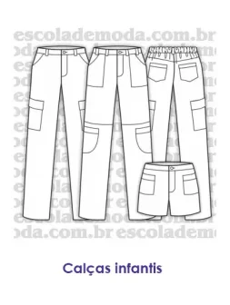 Moldes de calças infantis - EMP Escola de Moda Profissional